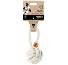 M-Pets Παιχνίδι Σκύλου COTO White Loop Ball 11cm M-Pets Παιχνίδι Σκύλου COTO White Loop Ball 11cm