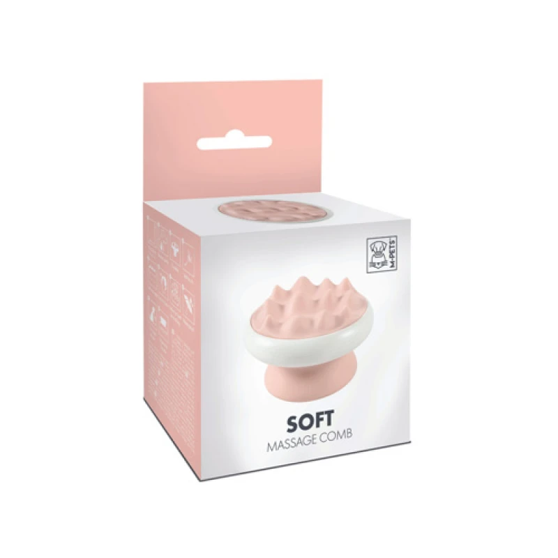 M-Pets Soft Massage Χτένα με Χοντρά Δόντια 8x5,4cm Ροζ Σκύλοι M-Pets Soft Massage Χτένα με Χοντρά Δόντια 8x5,4cm Ροζ Σκύλοι
