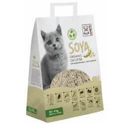 Οικολογική Άμμος M-pets Soya Organic 10lt (4kg) με Σόγια Οικολογική Άμμος M-pets Soya Organic 10lt (4kg) με Σόγια