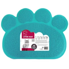 Πατάκι Για Λεκάνη Γάτας M-Pets 60x45cm Τιρκουάζ