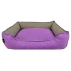 Κρεβατάκι Σκύλου και Γάτας Woofmoda Loneta Μωβ No3 53x46x20cm