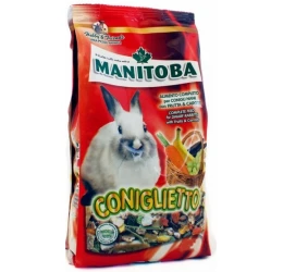Τροφή για Κουνέλια Νάνους με Καρότα Manitoba Coniglietto 1kg Τροφή για Κουνέλια Νάνους με Καρότα Manitoba Coniglietto 1kg