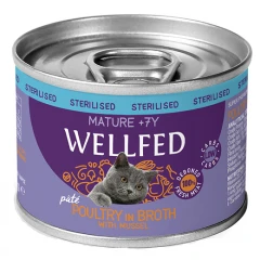Wellfed Mature 7+ Poultry With Mussel 200gr Wellfed Mature 7+ Poultry With Mussel 200gr