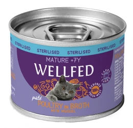 Wellfed Mature 7+ Poultry With Mussel 200gr Wellfed Mature 7+ Poultry With Mussel 200gr