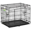 Μεταλλικό Κλουβί Crate Midwest 61X46X48cm με 2 Πόρτες ΣΚΥΛΟΙ