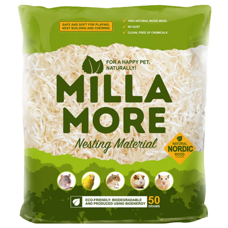 Υλικό Φωλιάς τρωκτικών Millamore Nesting Material 50gr ΜΙΚΡΑ ΖΩΑ - ΚΟΥΝΕΛΙΑ