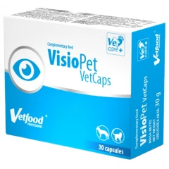 Συμπλήρωμα Διατροφής για τα Μάτια VetFood VisioPet VetCaps για Σκύλους & Γάτες 30 caps