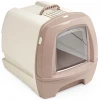 Κλειστή Τουαλέτα Γάτας MPS Cat Toilette 80's TV με Συρτάρι Άμμου 50x40x42h Μπεζ