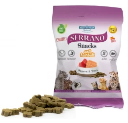 Λιχουδιές Γάτας Serrano Σολομός και Τόνος 50gr Λιχουδιές Γάτας Serrano Σολομός και Τόνος 50gr