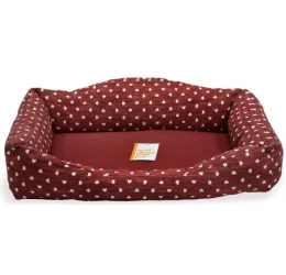 Κρεβάτι Σκύλου και Γάτας Madpet Classic Naira Κόκκινο με Καρδούλες 60x43x14cm Κρεβάτι Σκύλου και Γάτας Madpet Classic Naira Κόκκινο με Καρδούλες 60x43x14cm