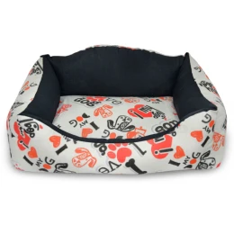Κρεβάτι Σκύλου και Γάτας Madpet Deluxe Εκρού I Love my Dog 55x43x17cm Κρεβάτι Σκύλου και Γάτας Madpet Deluxe Εκρού I Love my Dog 55x43x17cm