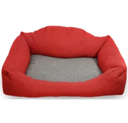 Κρεβάτι Σκύλου και Γάτας Madpet Deluxe Κεραμιδί Γκρι με Fleece 55x43x17cm Κρεβάτι Σκύλου και Γάτας Madpet Deluxe Κεραμιδί Γκρι με Fleece 55x43x17cm