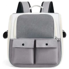 Τσάντα Μεταφοράς Γάτας ή Σκύλου Madpet City 39x25x39cm Γκρι