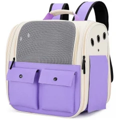 Τσάντα Μεταφοράς Γάτας ή Σκύλου Madpet City 39x25x39cm Λιλά