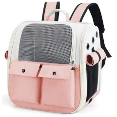Τσάντα Μεταφοράς Γάτας ή Σκύλου Madpet City 39x25x39cm Ροζ