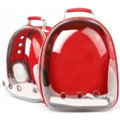 Τσάντα Μεταφοράς Γάτας ή Σκύλου Madpet με Κάψουλα 42x22x32cm Κόκκινο