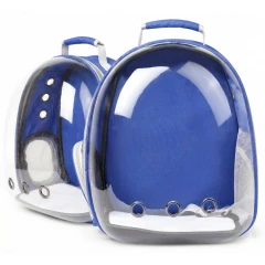Τσάντα Μεταφοράς Γάτας ή Σκύλου Madpet με Κάψουλα 42x22x32cm Μπλε