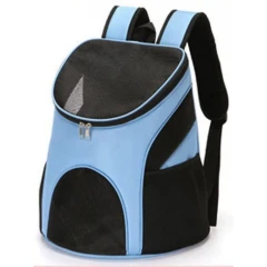 Τσάντα Μεταφοράς Γάτας ή Σκύλου Madpet Minimal Μαύρο 34x30x40cm Μπλε