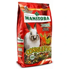Τροφή για Κουνέλια Νάνους με Καρότα Manitoba Coniglietto 1kg Τροφή για Κουνέλια Νάνους με Καρότα Manitoba Coniglietto 1kg