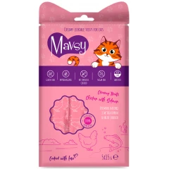Λιχουδιά Γάτας Mavsy Creamy Chicken and Salmon 5 x 15gr Λιχουδιά Γάτας Mavsy Creamy Chicken and Salmon 5 x 15gr