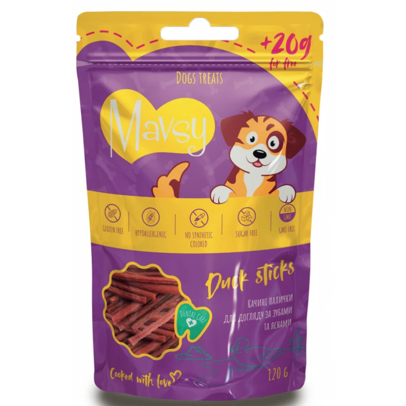 Λιχουδιά Σκύλου Mavsy Duck Sticks 100gr Σκύλοι Λιχουδιά Σκύλου Mavsy Duck Sticks 100gr Σκύλοι