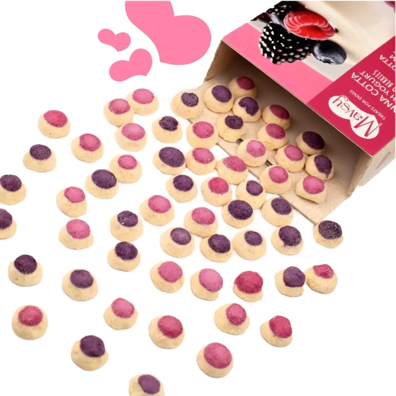 Λιχουδιά Σκύλου Mavsy Freeze Dried Panna Cotta Yogurt with Wild Berries 50gr Σκύλοι Λιχουδιά Σκύλου Mavsy Freeze Dried Panna Cotta Yogurt with Wild Berries 50gr Σκύλοι