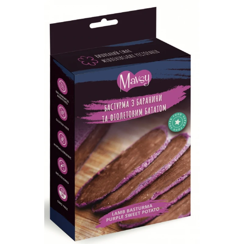 Λιχουδιά Σκύλου Mavsy Lamb and Purple Sweet Potato Chips 100gr Σκύλοι Λιχουδιά Σκύλου Mavsy Lamb and Purple Sweet Potato Chips 100gr Σκύλοι