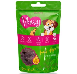 Λιχουδιά Σκύλου Mavsy Lamb Chips 100gr Λιχουδιά Σκύλου Mavsy Lamb Chips 100gr