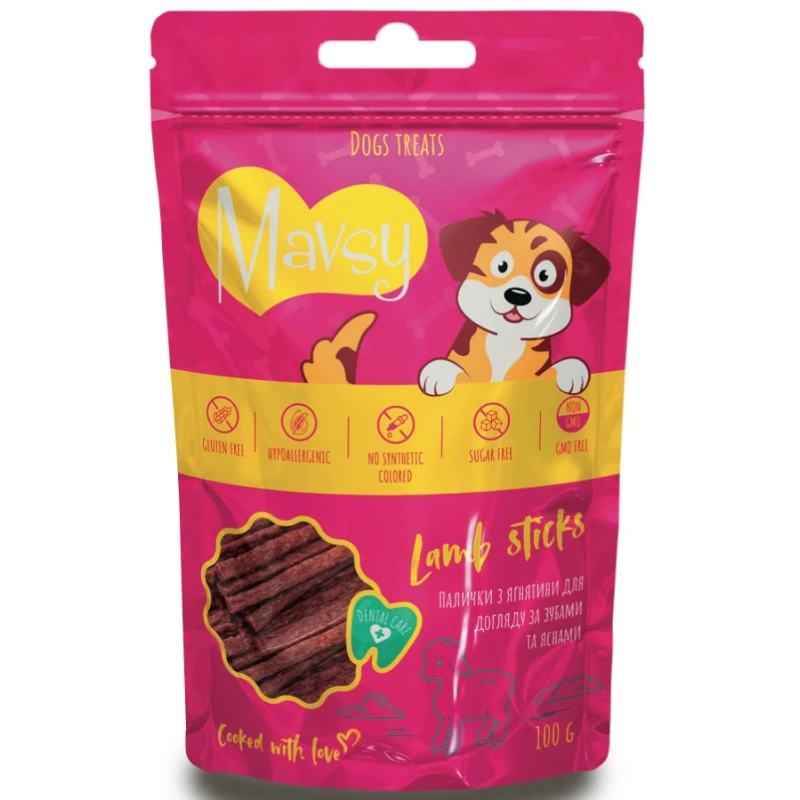 Λιχουδιά Σκύλου Mavsy Lamb Sticks 100gr Σκύλοι Λιχουδιά Σκύλου Mavsy Lamb Sticks 100gr Σκύλοι