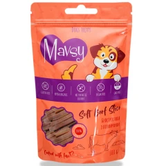 Λιχουδιά Σκύλου Mavsy Soft Beef Slice 100gr Λιχουδιά Σκύλου Mavsy Soft Beef Slice 100gr