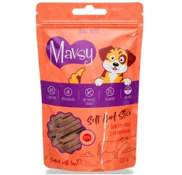 Λιχουδιά Σκύλου Mavsy Soft Beef Slice 100gr Λιχουδιά Σκύλου Mavsy Soft Beef Slice 100gr