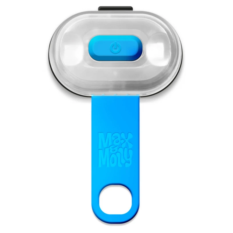 Max & Molly Φωτάκι Προστασίας Matrix Ultra Led Safety Sky Blue 14x7cm Σκύλοι