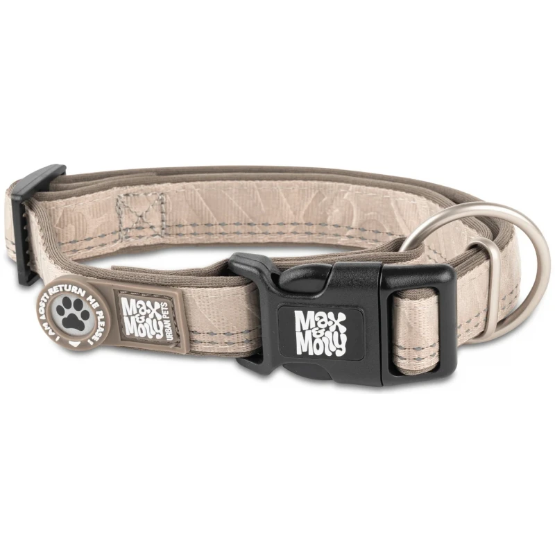 Περιλαίμιο Max & Molly Smart ID Collar - Matrix 2.0 Large 2,5x39-62cm Μπεζ Σκύλοι Περιλαίμιο Max & Molly Smart ID Collar - Matrix 2.0 Large 2,5x39-62cm Μπεζ Σκύλοι