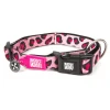 Περιλαίμιο Max & Molly Leopard Pink XSmall 1x22-35cm ΠΕΡΙΛΑΙΜΙΑ - ΟΔΗΓΟΙ - ΣΑΜΑΡΑΚΙΑ