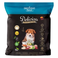 Ημίυγρη τροφή Mediterranean Delicias για κουτάβια 800gr Ημίυγρη τροφή Mediterranean Delicias για κουτάβια 800gr