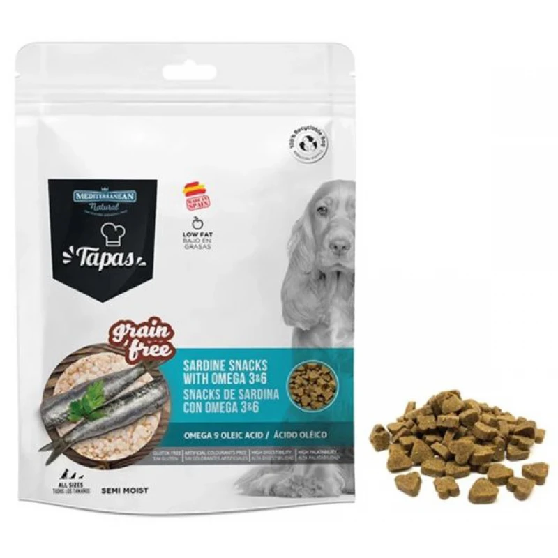Λιχουδιές Mediterranean Tapas Gourmet με Σαρδέλα 150gr Σκύλοι