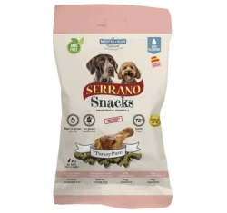 Λιχουδιές σε μικρές μαλακές μπουκιές Serrano Γαλοπούλα  100gr