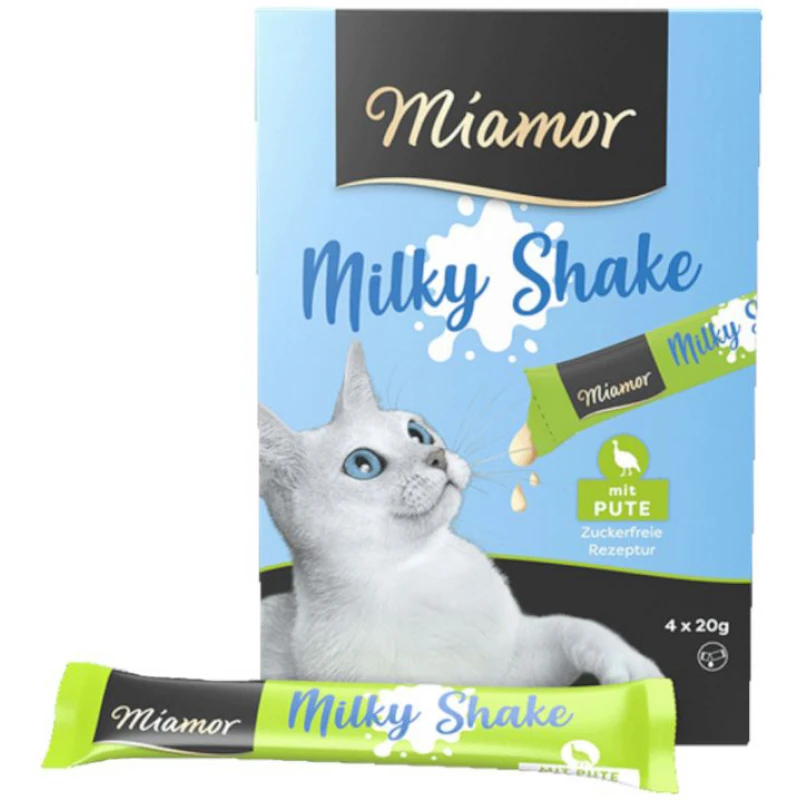 Λιχουδιά Γάτας Miamor Milky Shake με Γαλοπούλα 4x20gr ΓΑΤΕΣ