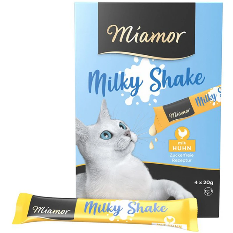 Λιχουδιά Γάτας Miamor Milky Shake με Κοτόπουλο 4x20gr ΓΑΤΕΣ