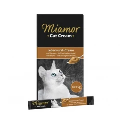 Υγρή Τροφή - Κρέμα Γάτας Miamor Liver Sausage σε Φακελάκι 6x15gr Υγρή Τροφή - Κρέμα Γάτας Miamor Liver Sausage σε Φακελάκι 6x15gr
