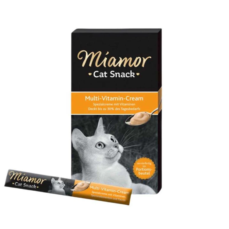 Υγρή Τροφή - Κρέμα Γάτας Miamor Multi-Vitamin Cream σε Φακελάκι 6x15gr ΓΑΤΕΣ