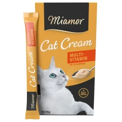 Υγρή Τροφή - Κρέμα Γάτας Miamor Multi-Vitamin Cream σε Φακελάκι 6x15gr Υγρή Τροφή - Κρέμα Γάτας Miamor Multi-Vitamin Cream σε Φακελάκι 6x15gr