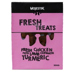 Λιχουδιές Σκύλου Mojestik Fresh Treats Αρνί & Κοτόπουλο 300gr