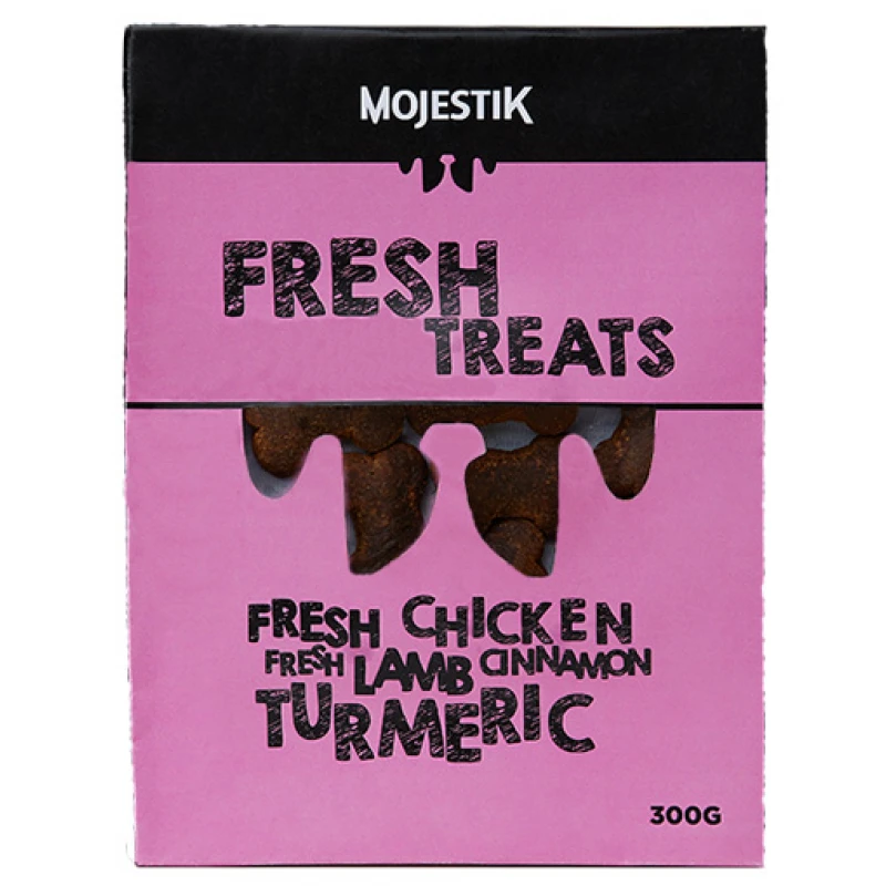 Λιχουδιές Σκύλου Mojestik Fresh Treats Αρνί & Κοτόπουλο 300gr Σκύλοι