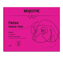 Ξηρά Τροφή Σκύλου Mojestik Fresh Grain Free Puppy 3kg με Κοτόπουλο