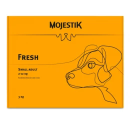 Ξηρά Τροφή Σκύλου Mojestik Fresh Small Adult 3kg με Χοιρινό