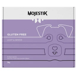 Ξηρά Τροφή Σκύλου Mojestik Gluten Free Light & Senior 3kg με Μοσχάρι