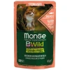 Υγρή Τροφή Γάτας Monge Bwild Sterilised Salmon with Shrimps & Vegetables 85gr Γάτες