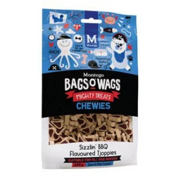Λιχουδιές Bags O' Wags Chewies BBQ Tjoppies 120g Λιχουδιές Bags O' Wags Chewies BBQ Tjoppies 120g
