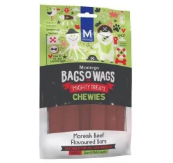 Λιχουδιές Bags O' Wags Chewies Beef Bars 120g